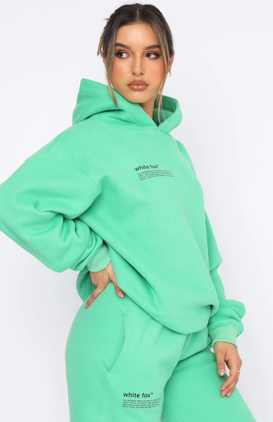 She's A Baddie Hoodie Jolly Green 5 She's A Baddie Hoodie Jolly Green - Image 3
