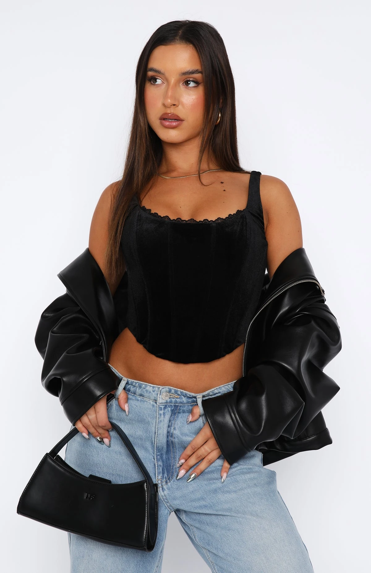 Running On My Mind Bustier Black 4 Running On My Mind Bustier Black - Image 2