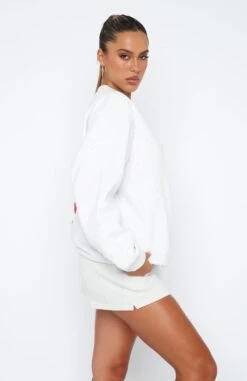 Love Club Oversized Sweater Grey Marle -RD Style Shop 05.01.223367