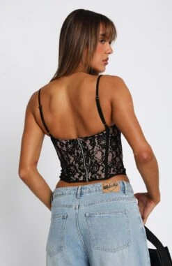 Dreamy Moments Lace Bustier Black -RD Style Shop 05.04.2323455