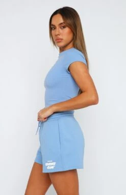 Comfort Club Lounge Shorts Blissful Blue -RD Style Shop 07.07.2302582 2 007d3b34 fd8c 45fb 9bbf 9cbb5e6460d7