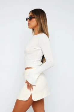 Home With You Long Sleeve Top White -RD Style Shop 07.07.2323430