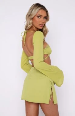 Level Up Long Sleeve Crop Matcha -RD Style Shop 07.10.225986