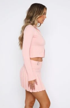 Later Than Before Long Sleeve Crop Baby Pink -RD Style Shop 08.06.2331903