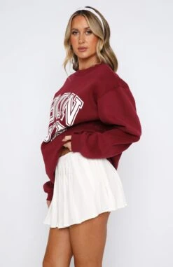 Take Me To Paris Oversized Sweater Wine 9 Take Me To Paris Oversized Sweater Wine -RD Style Shop 08.06.2332239 1