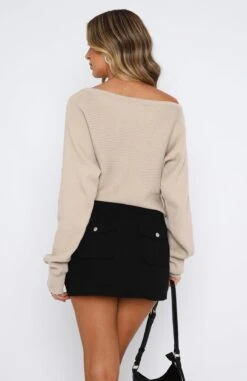 Cover Me Up Knit Sweater Oat -RD Style Shop 08.06.2332362