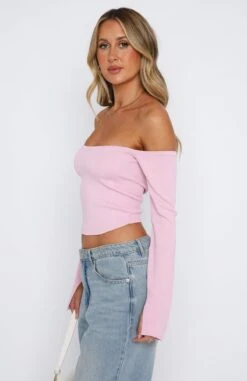 It's Just Us Long Sleeve Top Baby Pink 8 It's Just Us Long Sleeve Top Baby Pink -RD Style Shop 08.06.2332581