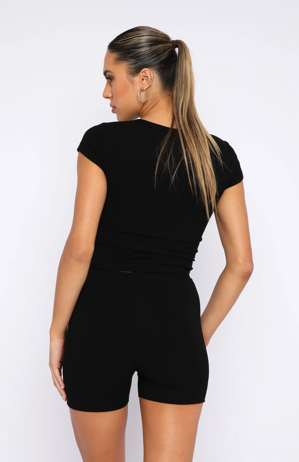 Project 5 Ribbed Bike Shorts Ink 6 Project 5 Ribbed Bike Shorts Ink - Image 4