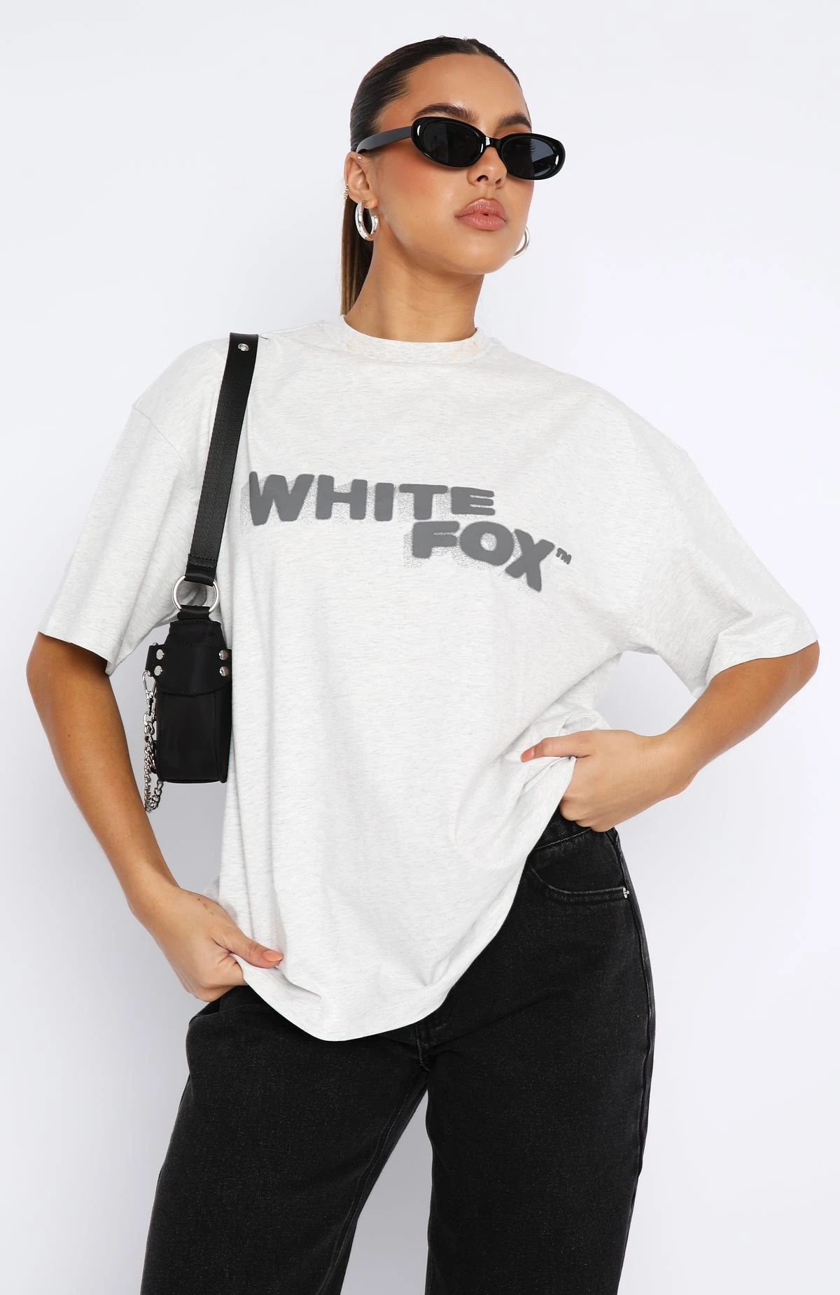 Do You Want Me Oversized Tee Grey Marle 4 Do You Want Me Oversized Tee Grey Marle - Image 2