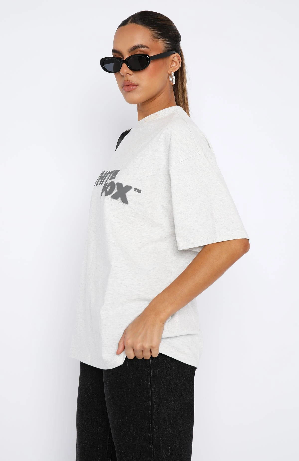 Do You Want Me Oversized Tee Grey Marle 5 Do You Want Me Oversized Tee Grey Marle - Image 3