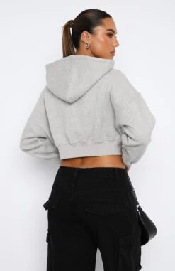 She's Effortless Cropped Hoodie Grey Marle 9 She's Effortless Cropped Hoodie Grey Marle -RD Style Shop 11.08.2348781