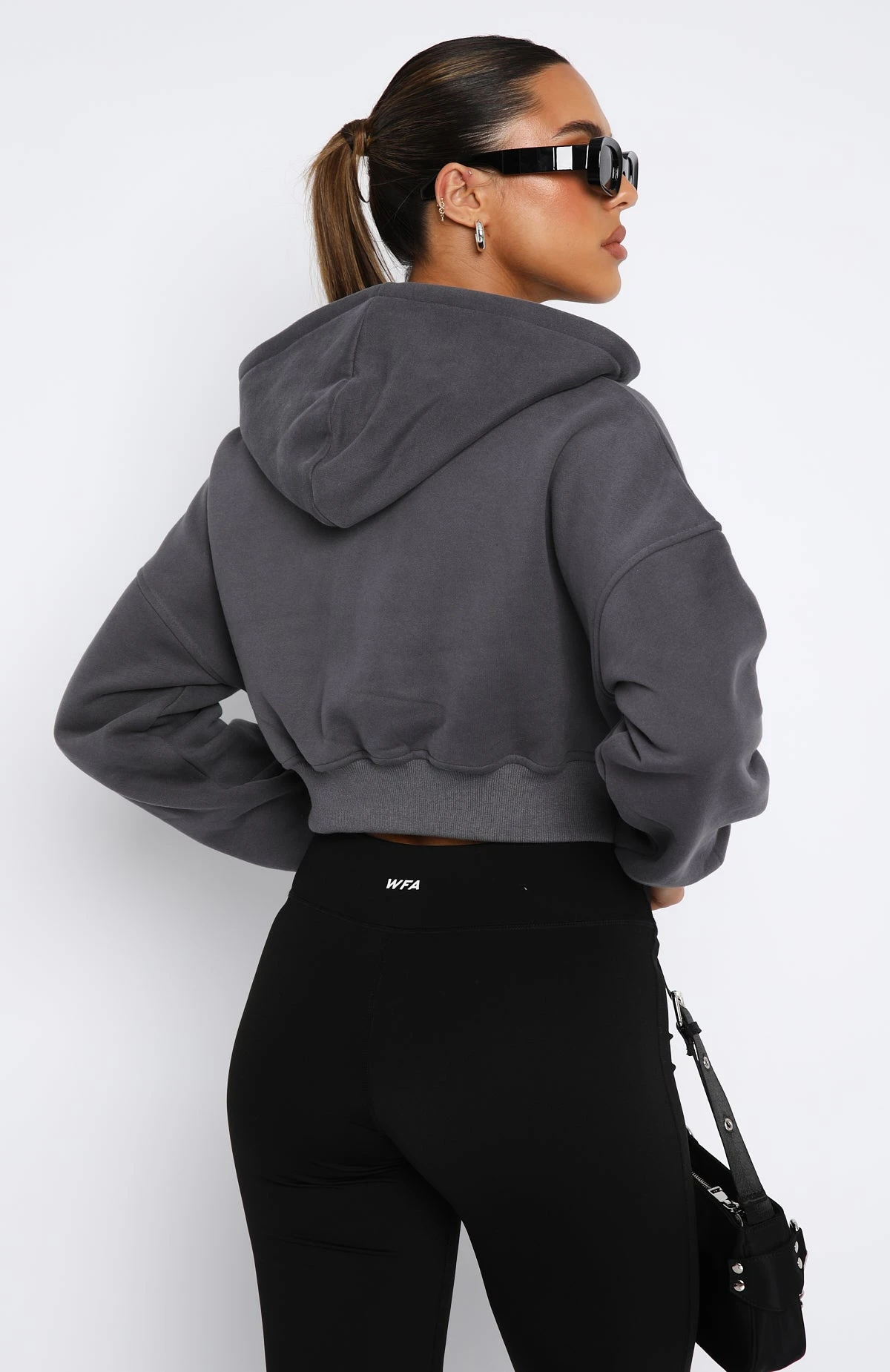She's Effortless Cropped Hoodie Slate 6 She's Effortless Cropped Hoodie Slate - Image 4