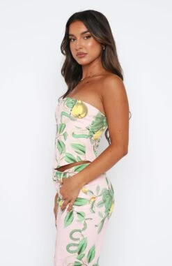 No Drama Bustier Pink Serpent -RD Style Shop 12.01.234686