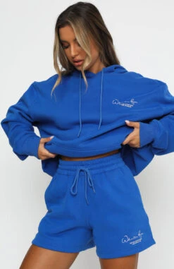 Check It Out Lounge Shorts Electric Blue -RD Style Shop 13.01.21 1188