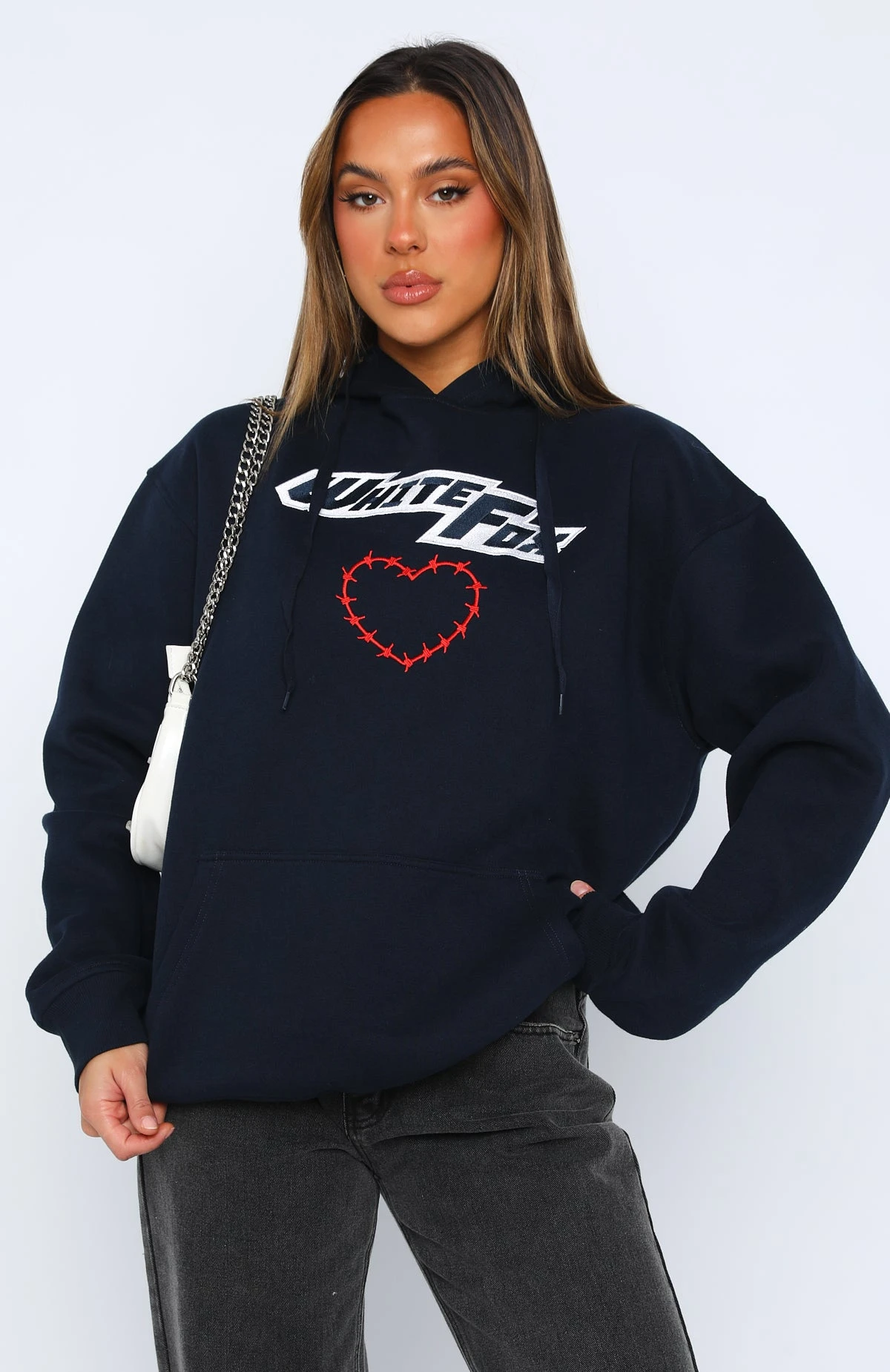 Need To Have It Oversized Hoodie Dark Navy 4 Need To Have It Oversized Hoodie Dark Navy - Image 2