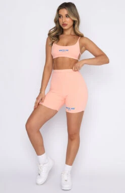 Offstage Ribbed Bike Shorts Apricot Ice 15 Offstage Ribbed Bike Shorts Apricot Ice -RD Style Shop 15.10.21 419