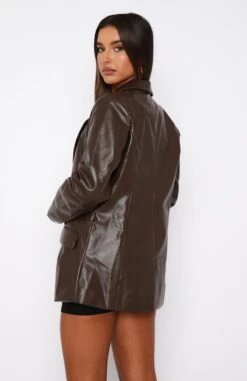 Take The Lead Blazer Chocolate 16 Take The Lead Blazer Chocolate -RD Style Shop 16.03.2320771