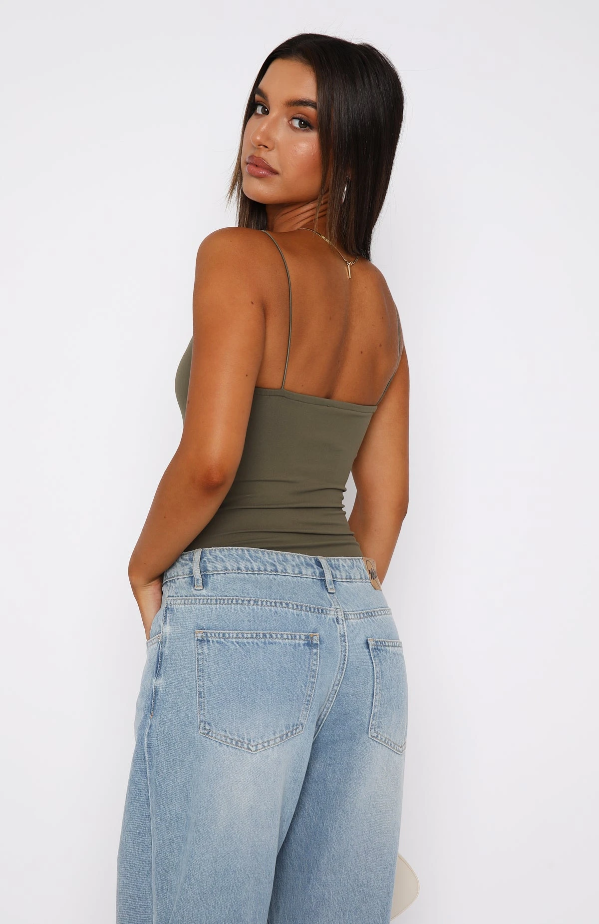 She's Going Out Bodysuit Khaki 8 She's Going Out Bodysuit Khaki - Image 6