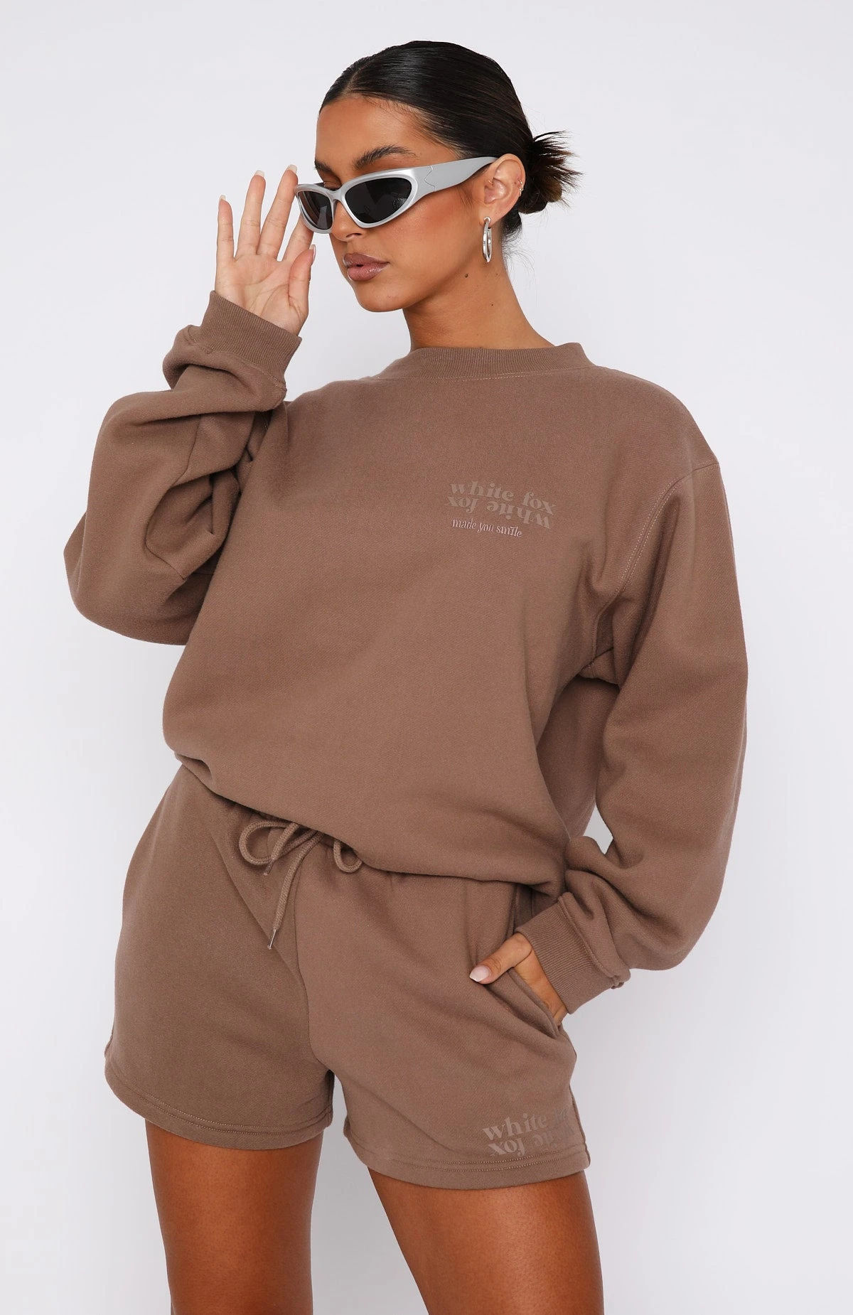 Made You Smile Lounge Shorts Mocha 4 Made You Smile Lounge Shorts Mocha - Image 2