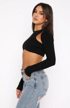 Inside Scoop Bolero Black -RD Style Shop 21.07.22 1092