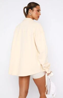 Love Me First Oversized Shirt Cream -RD Style Shop 22.06.2335510