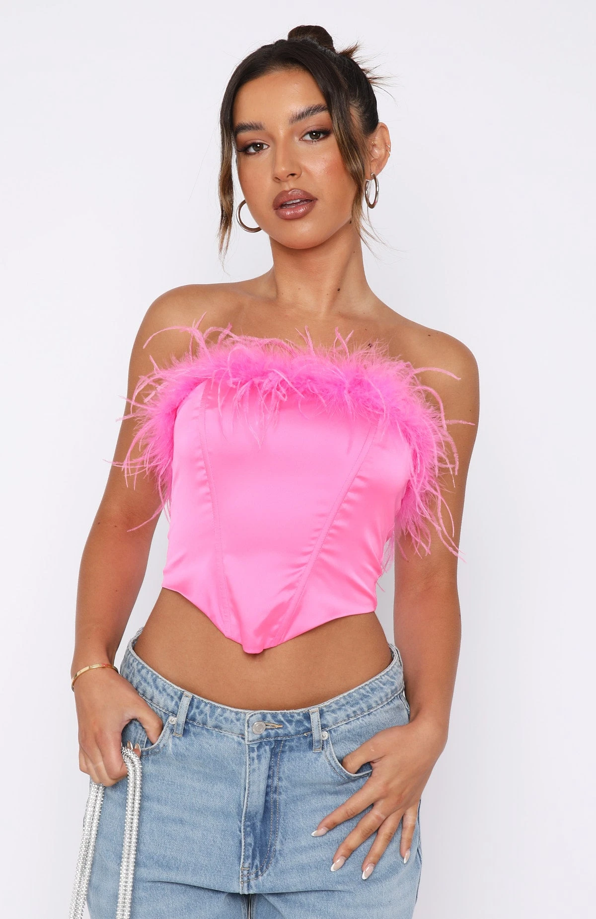 Levelled Up Bustier Pink 4 Levelled Up Bustier Pink - Image 2
