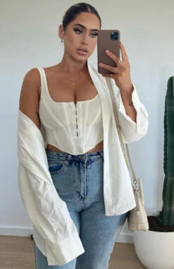 Bad Gal Bustier White 17 Bad Gal Bustier White -RD Style Shop 239117855 1114552049071324 7280976111192938950 n