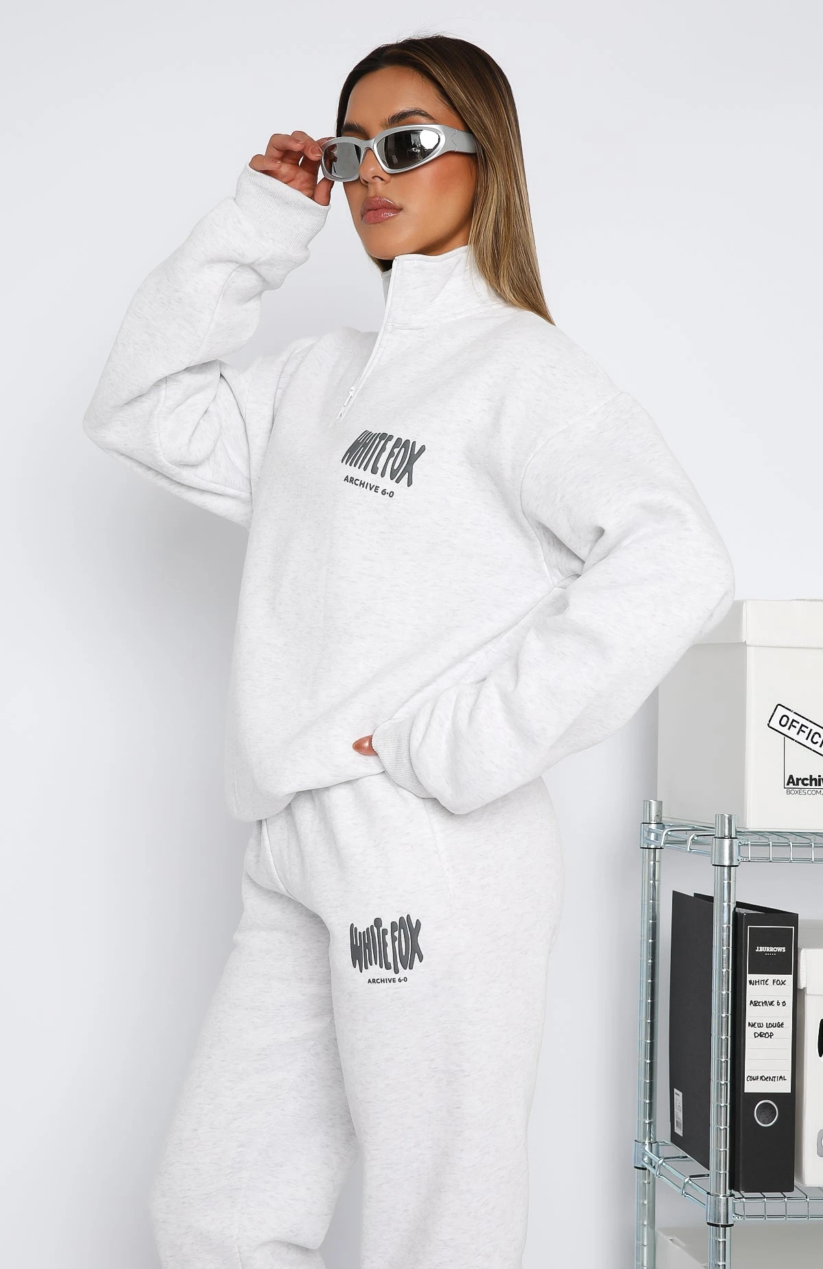 Archive 6.0 Zip Front Sweater Haze 5 Archive 6.0 Zip Front Sweater Haze - Image 3