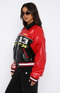 Out Of Here Bomber Jacket Black/Red 10 Out Of Here Bomber Jacket Black/Red -RD Style Shop 24.08.2351747 1