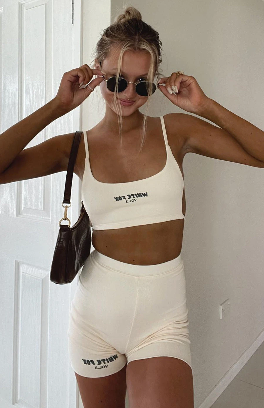 Offstage Ribbed Bike Shorts Vanilla 12 Offstage Ribbed Bike Shorts Vanilla - Image 10