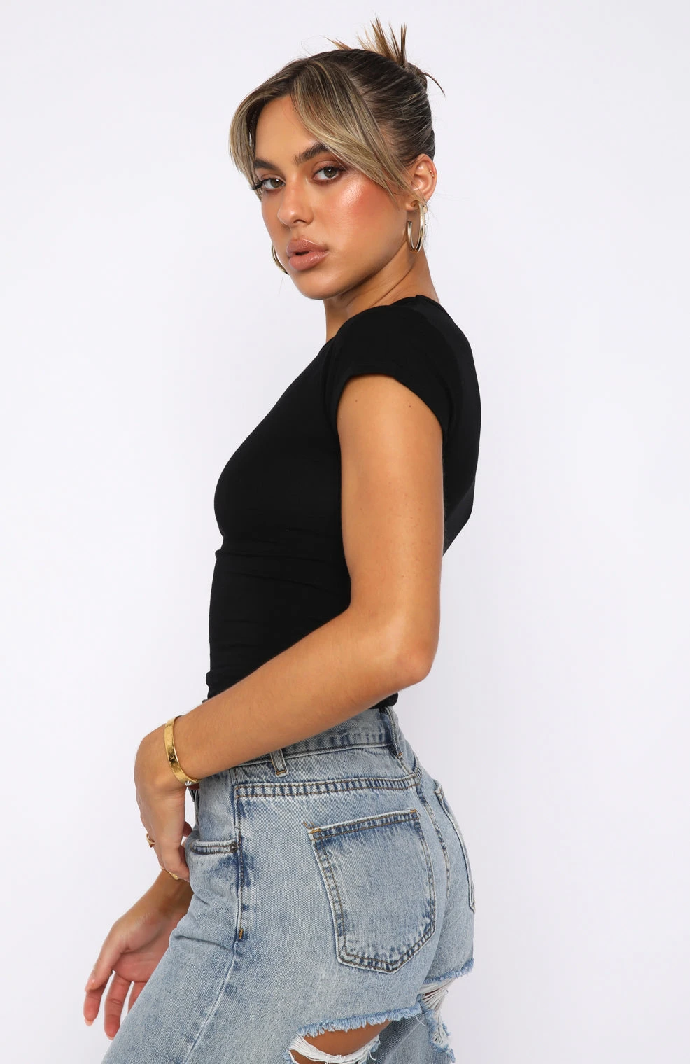 Too Blessed Tee Black 5 Too Blessed Tee Black - Image 3