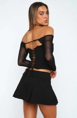 He's Blocked Long Sleeved Bustier Black -RD Style Shop 31.05.2322492