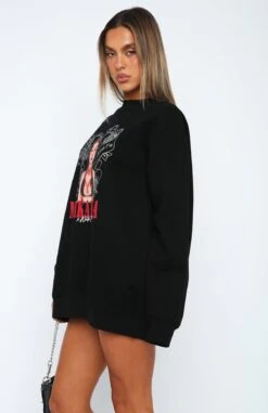 Situationship Oversized Sweater Black 12 Situationship Oversized Sweater Black -RD Style Shop 31.05.2322792