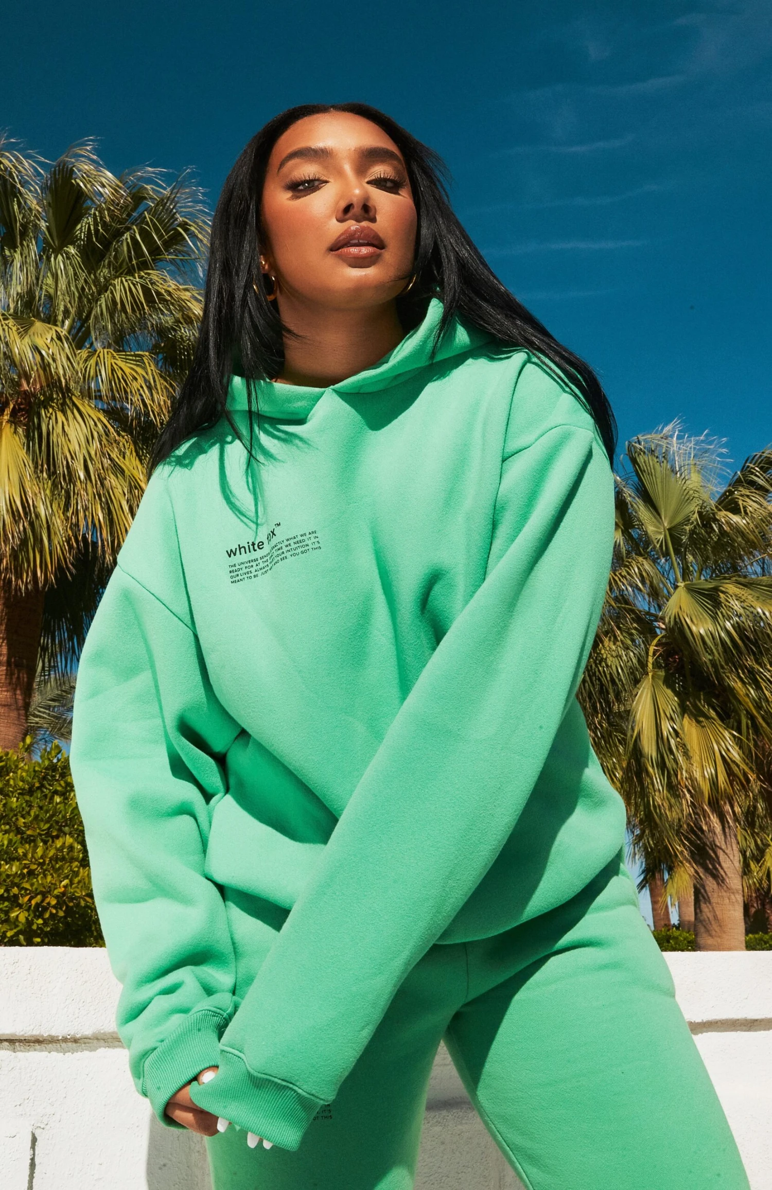 She's A Baddie Hoodie Jolly Green 9 She's A Baddie Hoodie Jolly Green - Image 7