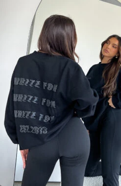 All A Blur Oversized Sweater Black -RD Style Shop ALL A BLUR OVERSIZED SWEATER 29.08.23 19