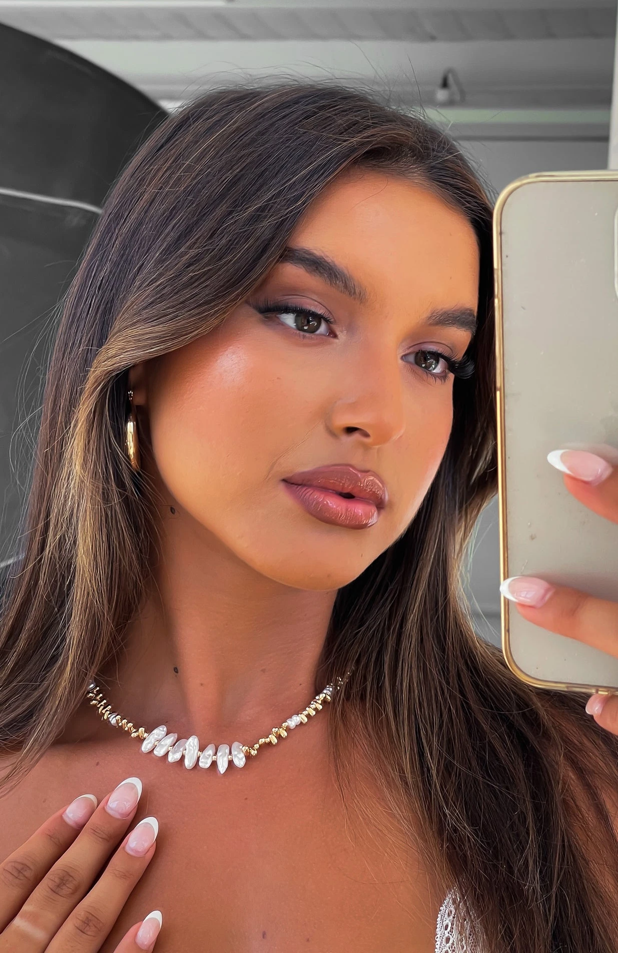 Arna Necklace Gold 5 Arna Necklace Gold - Image 3