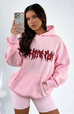 Bring That Energy Oversized Hoodie Pink -RD Style Shop BRING THAT ENERGY HOODIE 30.05.23 14