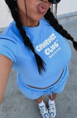 Comfort Club Baby Tee Blissful Blue