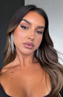 Chloe Chandelier Earrings Silver