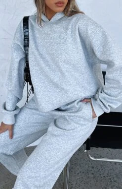 RD Style Shop 10 Future Forward Oversized Hoodie Dark Grey Marle