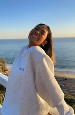 Steal Your Heart Oversized Sweater Grey Marle -RD Style Shop Farina