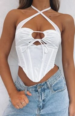 Love To Love Mesh Bustier White 11 Love To Love Mesh Bustier White -RD Style Shop IMG 2131