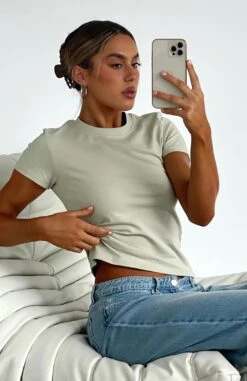 Figure It Out Tee Sage