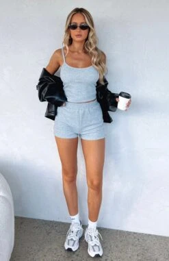 She's Golden Shorts Grey Marle