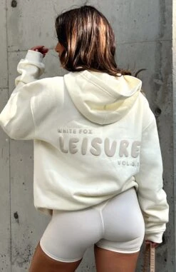 Leisure Series Oversized Hoodie Cream -RD Style Shop IMG 4718