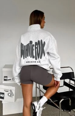 RD Style Shop 6 Archive 6.0 Zip Front Sweater Haze