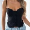 Taking It Slow Bustier Black -RD Style Shop IMG 9126