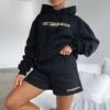 So Predictable Lounge Shorts Black -RD Style Shop IMPRESS ME HOODIE SO PREDICTABLE LOUNGE SHORTS BLACK 240522 03