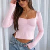 It's Not You Long Sleeve Top Baby Pink -RD Style Shop IT S NOT YOU LS TOP 7.06.23 15