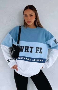 Latest And Greatest Oversized Sweater Dusty Blue
